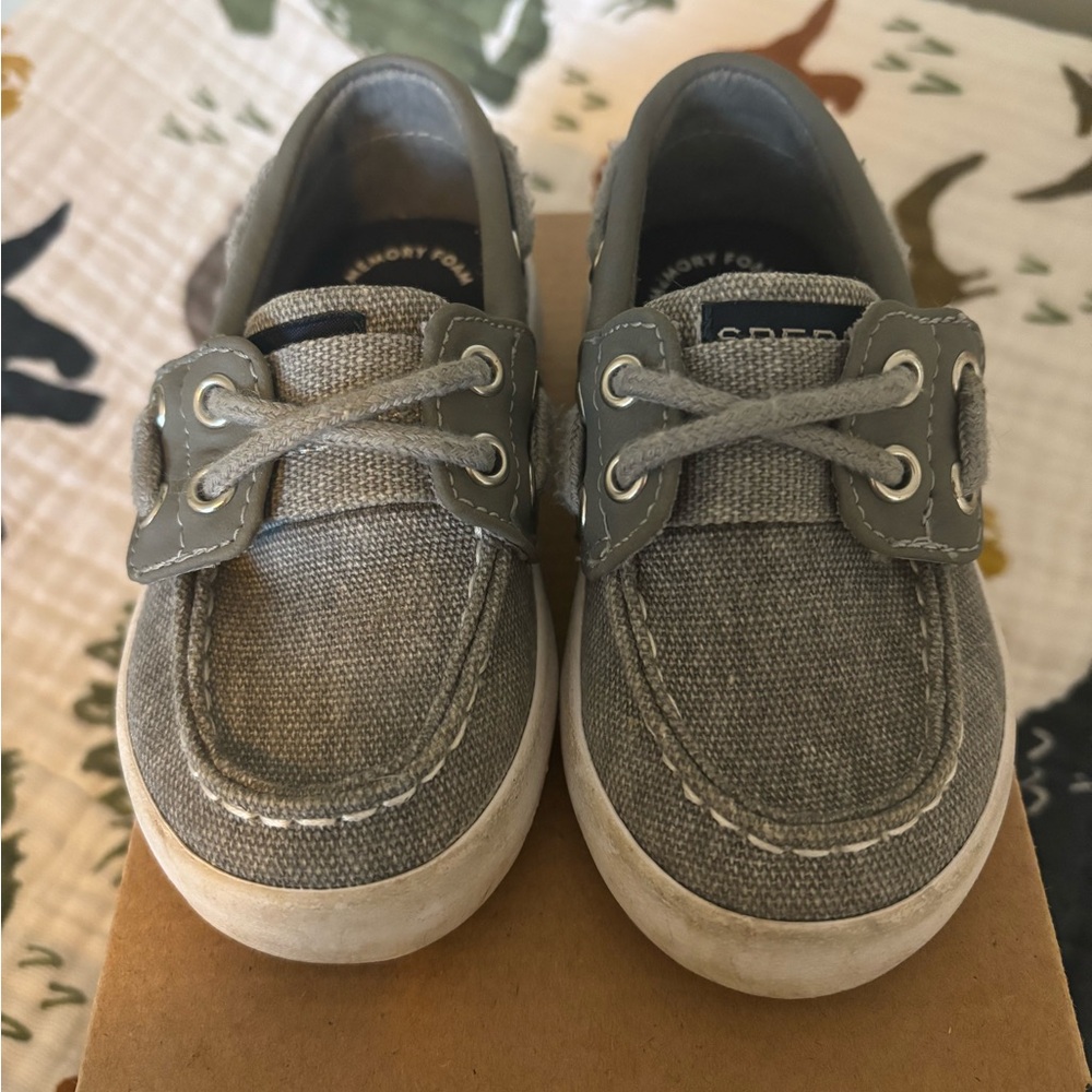 Sperry Kids Moccasins - Gray